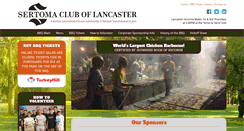 Desktop Screenshot of lancastersertomabbq.com